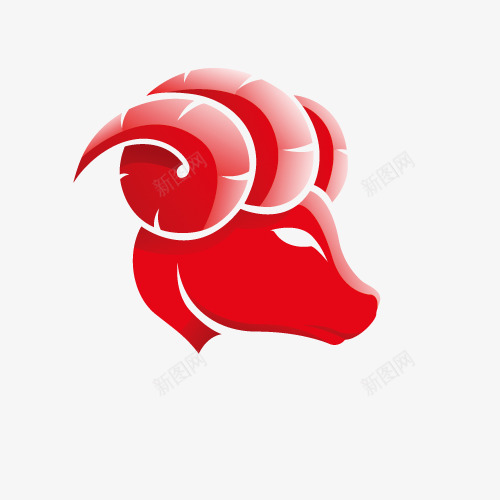 十二星座图标png_新图网 https://ixintu.com logo 剪纸 十二星座图案 卡通 白羊座 装饰