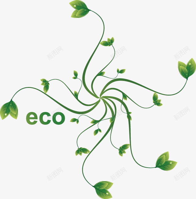 ecopng免抠素材_新图网 https://ixintu.com 低碳 底纹背景 底纹边框 环保 绿色 绿色环保设计 节能