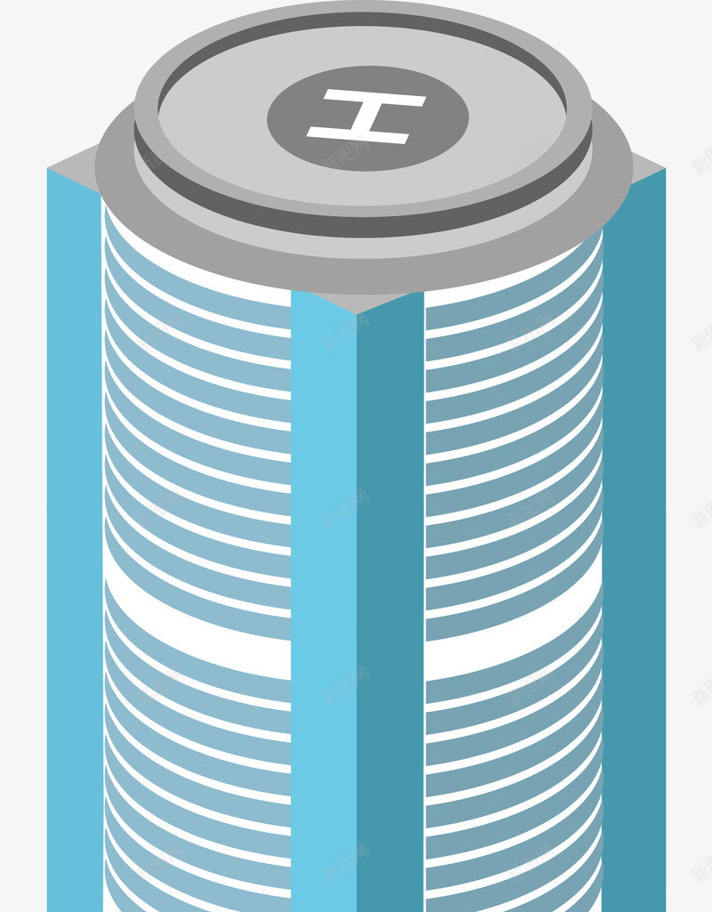 卡通蓝色办公大楼png免抠素材_新图网 https://ixintu.com nbsp 企业楼 卡通楼房 大厦 建筑 房 房子 房屋 房屋建筑 矢量房屋 蓝色大楼 高楼