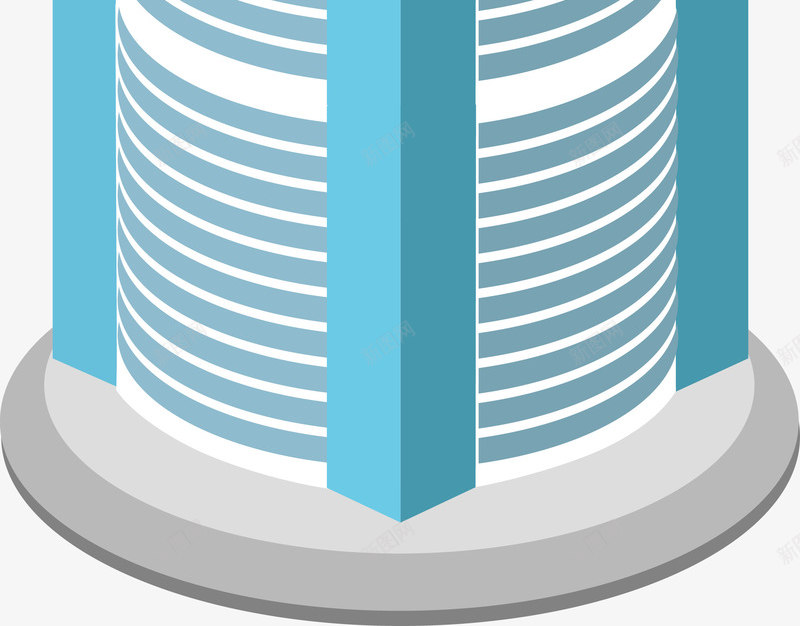 卡通蓝色办公大楼png免抠素材_新图网 https://ixintu.com nbsp 企业楼 卡通楼房 大厦 建筑 房 房子 房屋 房屋建筑 矢量房屋 蓝色大楼 高楼