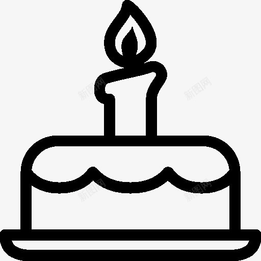 吃生日蛋糕图标png_新图网 https://ixintu.com birthday cake food 生日 蛋糕 食物