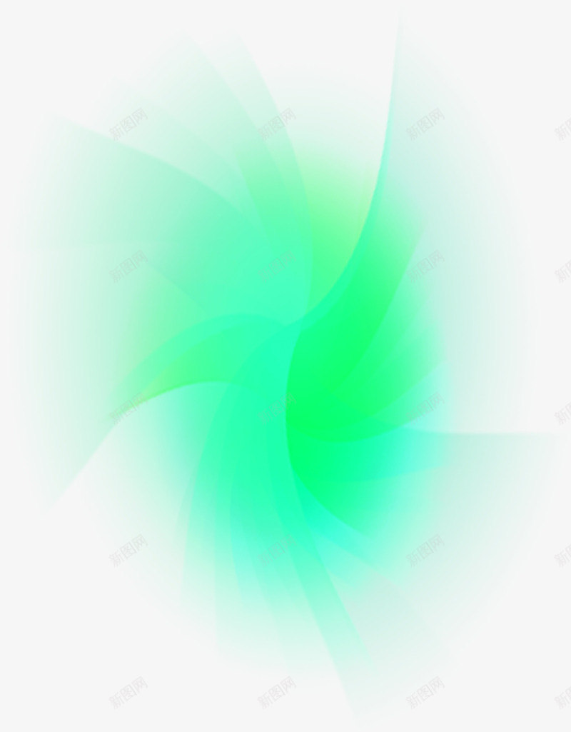 绿色环保清爽花纹线条png免抠素材_新图网 https://ixintu.com 清爽 环保 线条 绿色 花纹