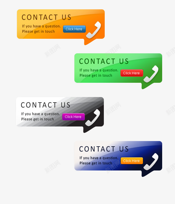 网页图标png_新图网 https://ixintu.com 对话框 广告 彩色对话框网页图标 电话 电话听筒 电话对话栏 白色电话听筒 网页设计 网页设计素材 联系我们