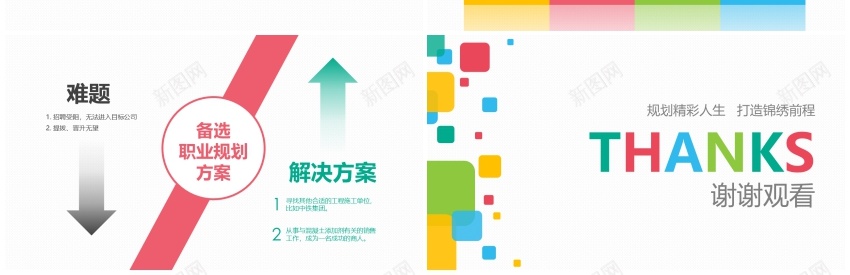职业生涯规划主题通用PPT模板PPT模板_新图网 https://ixintu.com 主题 模板 职业生涯 规划 通用