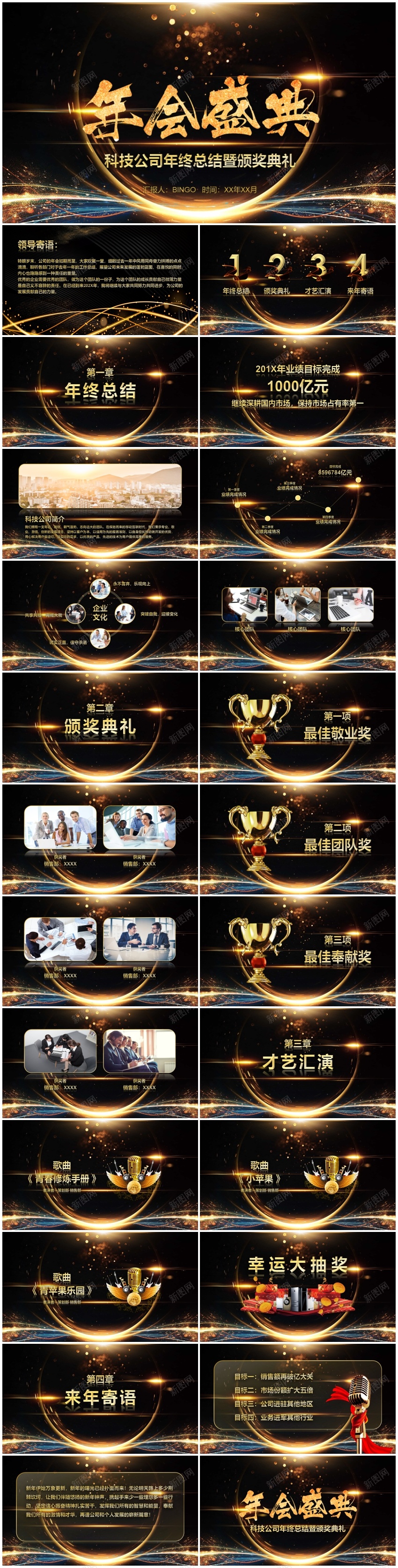 年会庆典颁奖典礼ppt(9)PPT文档_新图网 https://ixintu.com 年会 庆典 颁奖典礼