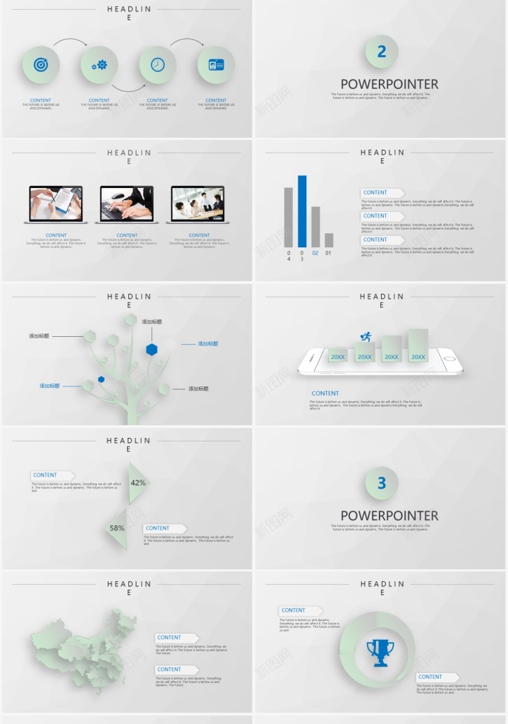 业务报告PPT模板_新图网 https://ixintu.com 业务 报告