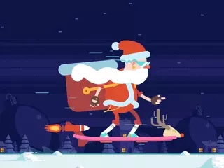 圣诞老人GIF360gifgif免抠素材_新图网 https://ixintu.com 圣诞老人