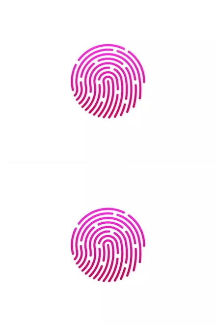 iphone5s的指纹icon是怎样画的出来的步骤图标