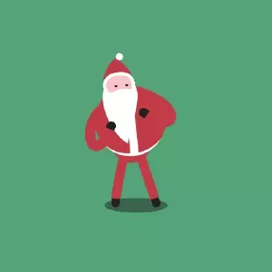 圣诞老人跳舞GIF圣诞节MerryChristma图标