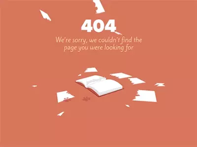 创意404创意GIF动态图404页面设计欣赏交互动图标