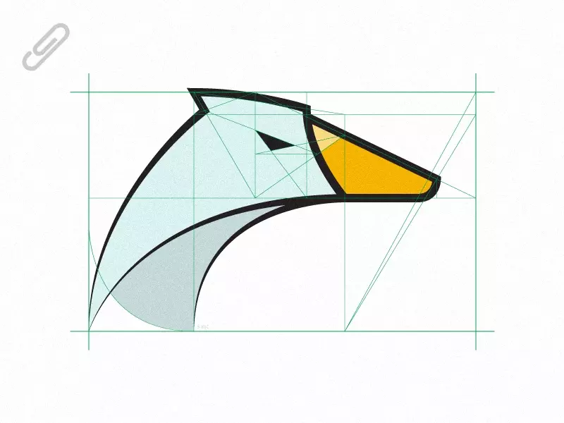 鹅GIF扁平icon图标