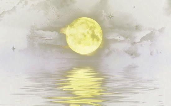 金色的月亮png免抠素材_新图网 https://ixintu.com 15圆月 中秋 倒影 光效 月圆之夜 雾蒙蒙