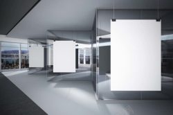 室内环境设计黑白色商务室内环境高清图片