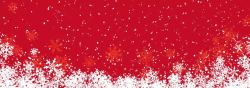 红底海报红底白色雪花海报背景圣诞节高清图片