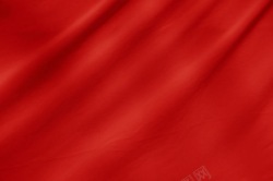 布材质红色布纹皱褶背景高清图片