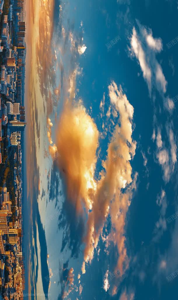 横过来的天空阳光城市jpg设计背景_新图网 https://ixintu.com 城市 天空 横过 阳光