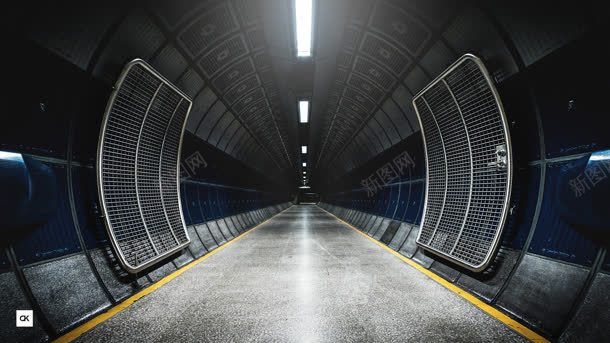 科技通道海报背景背景