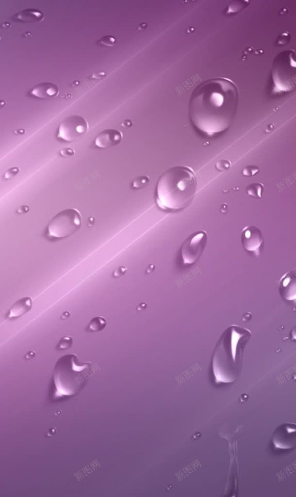 紫色背景水珠大屏jpg设计背景_新图网 https://ixintu.com 水珠 晶莹 透亮 紫色 背景