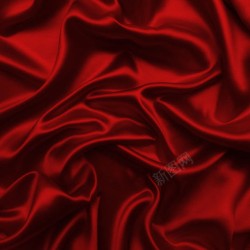 红色绸子枣红色的丝绸高清图片