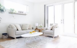白色沙发椅家具白色沙发茶几地毯高清图片