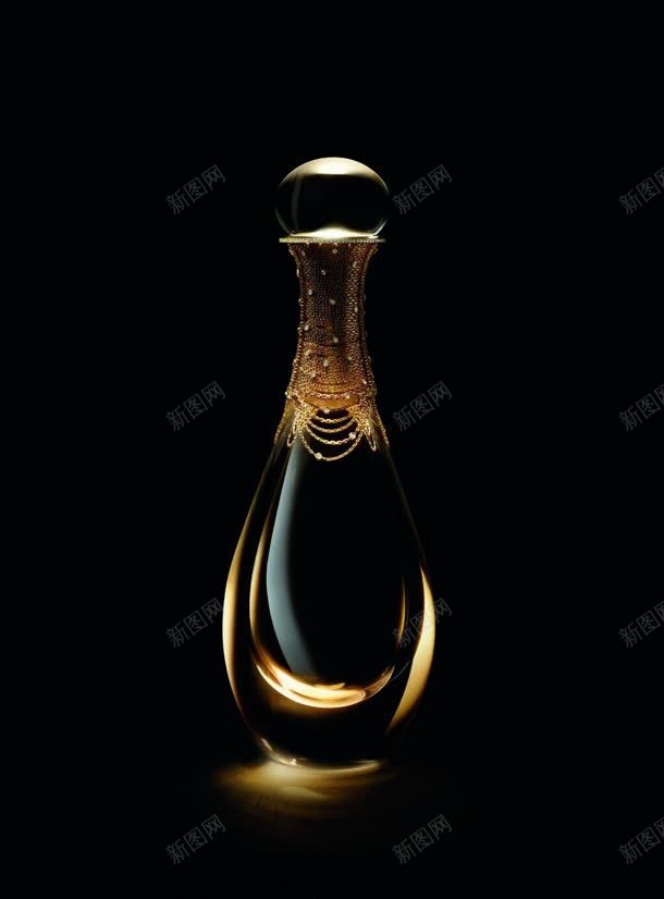 透明水滴形状香水瓶jpg设计背景_新图网 https://ixintu.com 形状 水滴 水滴型 透明 香水