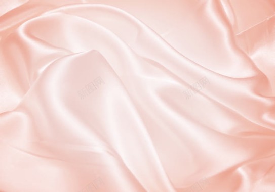 粉色柔滑的丝绸海报背景