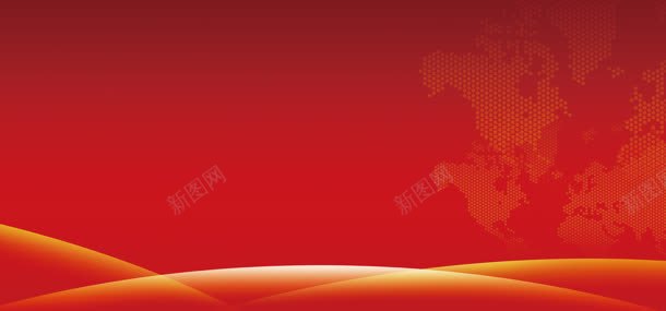 水素材红色花纹会议背景背景
