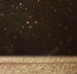 2017金色粒子暗色光斑背景高清图片