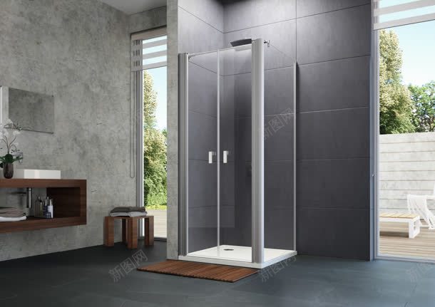 大气浴室简单jpg设计背景_新图网 https://ixintu.com 大气 浴室 浴室装修图片 简单 设计