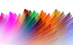 彩虹波纹彩虹色海面波纹壁纸高清图片