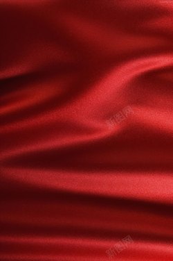 丝绸质感背景红色丝绸质感布料背景高清图片