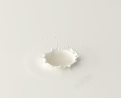 瞬间飞溅的牛奶牛奶滴落瞬间乳白色牛奶高清图片