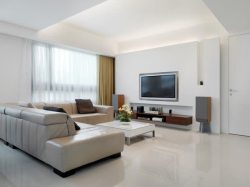 白色沙发白色现代家居客厅海报背景高清图片