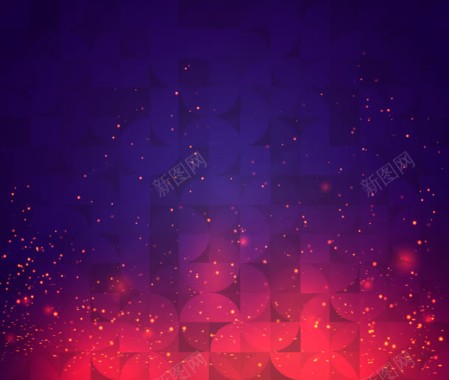 几何元素名片创意元素红色紫色不规则几何形状背景