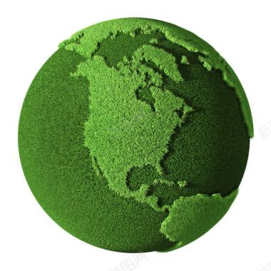 绿色环保素创意绿色地球背景
