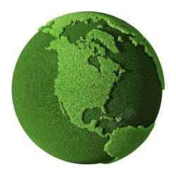 手绘绿色环保地球创意绿色地球高清图片