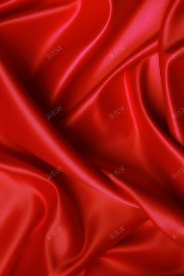 红色丝绸绸缎摄影jpg_新图网 https://ixintu.com 丝绸 摄影 红色 绸缎