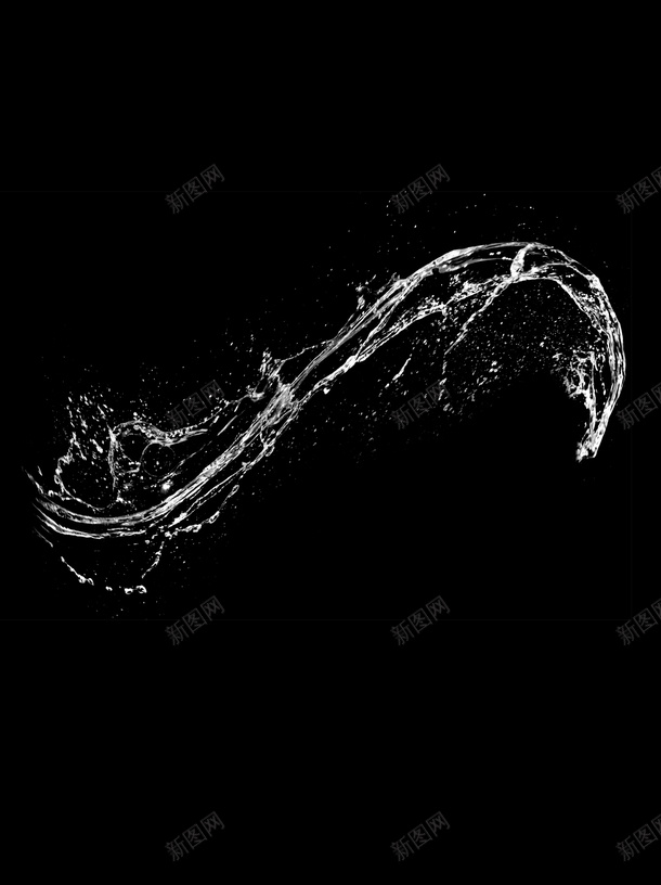 飞溅喷溅的水花浪花波涛半透明psd免抠素材_新图网 https://ixintu.com 免扣素材 半透明 喷溅 水流 水花 波涛 流体 浪花 飞溅