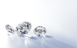 钻石海报设计白色背景钻石珠宝广告海报高清图片