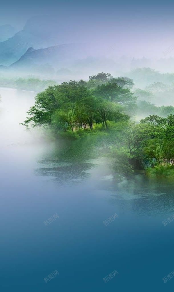 白雾山间绿树背景海报背景图片免费下载 素材fjnzpeggj 新图网 白雾山间绿树背景海报背景图片免费下载 素材fjnzpeggj 新图网