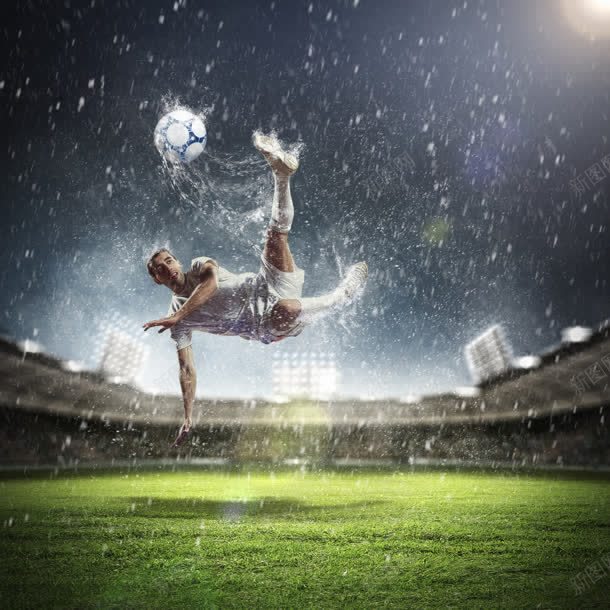 足球运动员下雨足球场背景jpg设计背景_新图网 https://ixintu.com 下雨 图片 背景 足球 足球场 足球运动员3d 运动员 阴雨天气