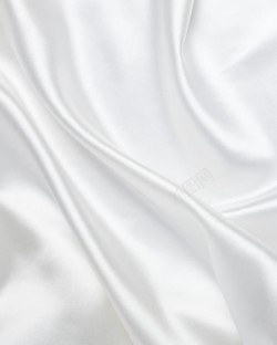 白色绸缎白色柔滑绸缎布料高清图片