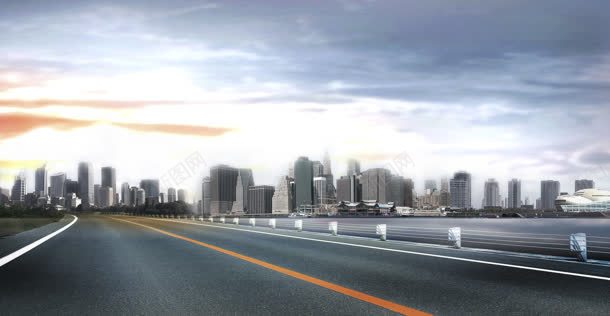 城市建筑公路广告海报jpg设计背景_新图网 https://ixintu.com 公路 城市 广告 建筑 海报