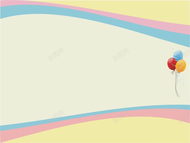 黄色红色蓝色线条气球jpg设计背景_新图网 https://ixintu.com 气球 红色 线条 蓝色 黄色
