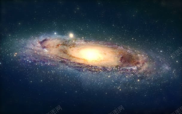 宇宙中的银河系海报背景背景