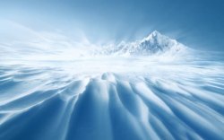 白色相框模型白色雪地冰山海报背景高清图片