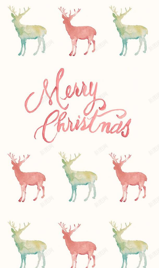 圣诞节麋鹿海报制作jpg设计背景_新图网 https://ixintu.com 制作 圣诞节 海报 麋鹿