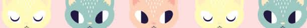 手绘粉色卡通猫头壁纸jpg设计背景_新图网 https://ixintu.com 卡通 壁纸 粉色