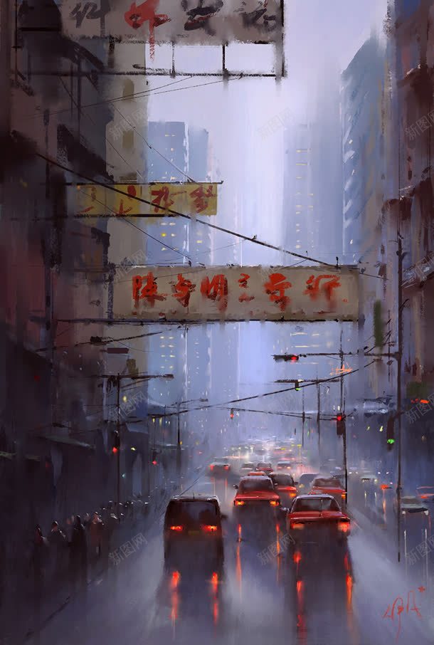 手绘香港街道插画背景图片免费下载 素材7yskvgpga 新图网 手绘香港街道插画背景图片免费下载 素材7yskvgpga 新图网