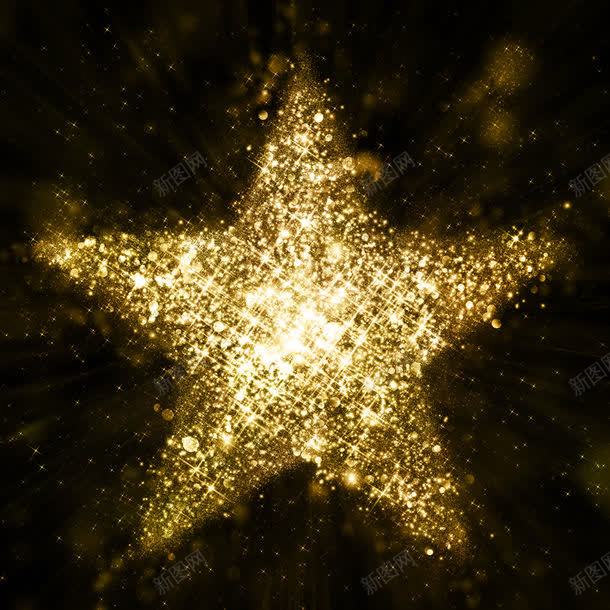 金光闪闪的五角星背景图片免费下载 素材7nzkgwuwq 新图网